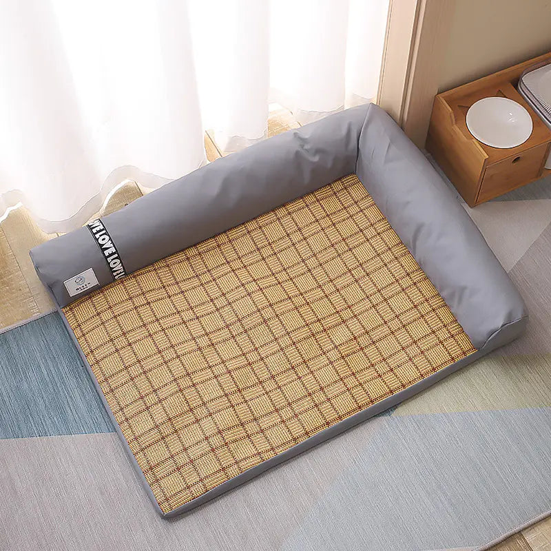 Cooling Mats for Pets - Bamboo Fiber Dog & Cat Bed